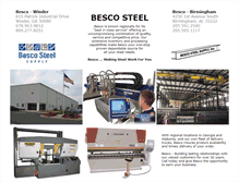 Tablet Screenshot of bescosteel.com